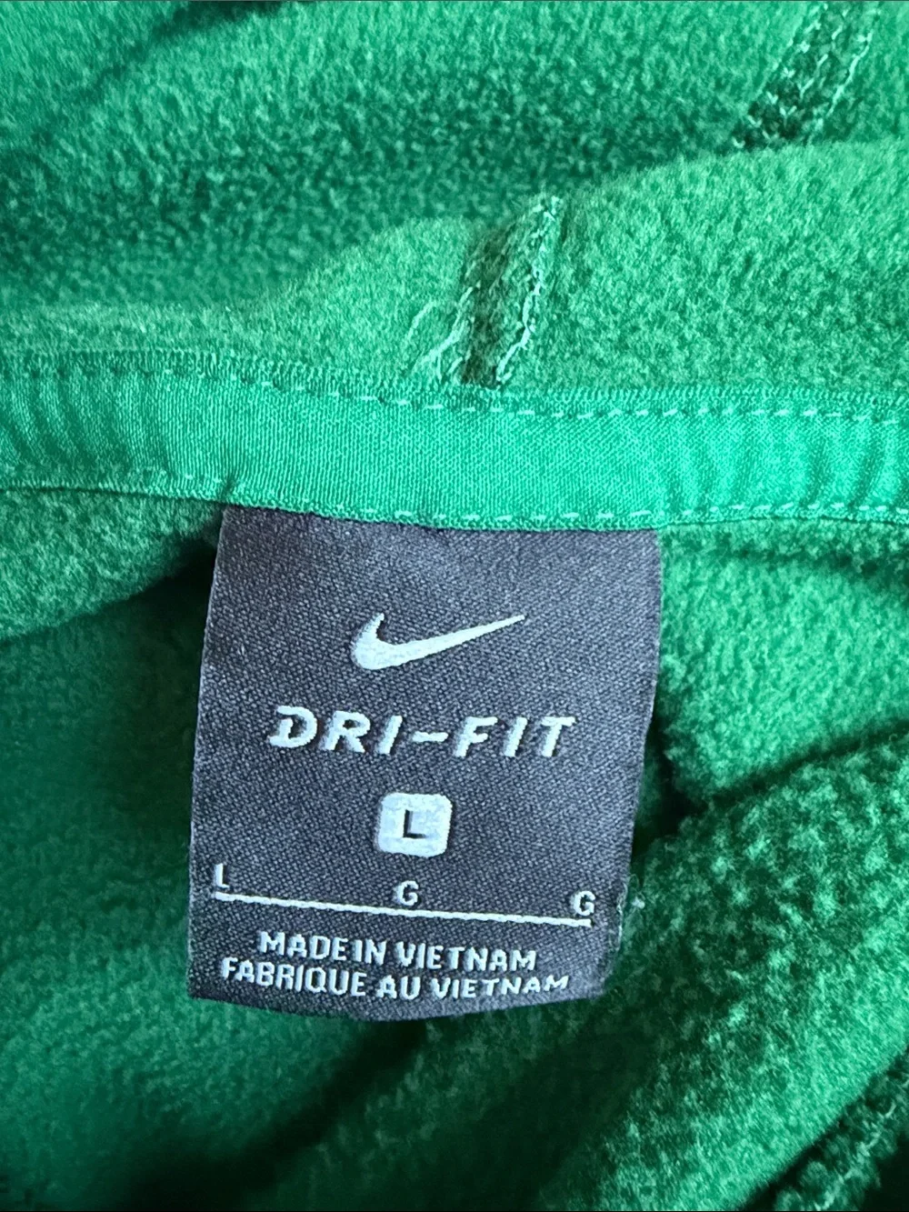 Nike Dri Fit NY Jets green hoodie sweatshirt